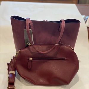 Valerie Stevens Purse suede.